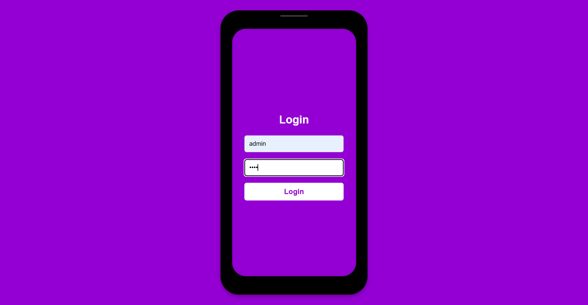 Tela de Login - GS CELL